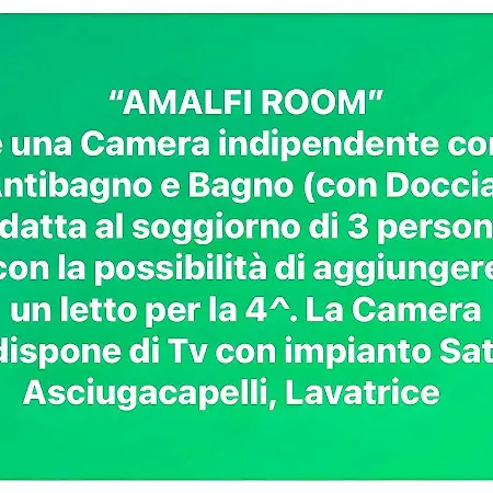 Amalfi ~ Indipendente Con Bagno Interno Per Max 3/4 Persone Palinuro